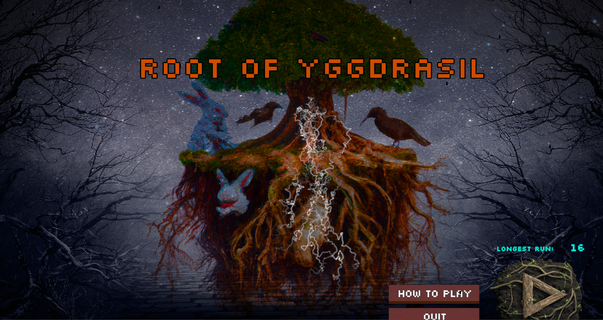 Image of title screen for the game